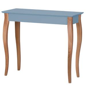 Tavolo consolle Lillo Faggio massello / MDF - Azzurro - Celeste chiaro - Larghezza: 85 cm