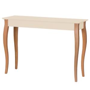 Console Lillo Hêtre massif / MDF - Crème - Crème - Largeur : 105 cm