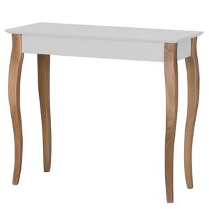 Tavolo consolle Lillo Legno massello di faggio / MDF - Grigio perla - Color grigio chiaro - Larghezza: 85 cm