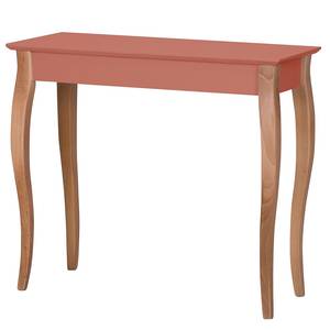 Tavolo consolle Lillo Legno di faggio massello / MDF - Rosa antico - Rosa anticato - Larghezza: 85 cm