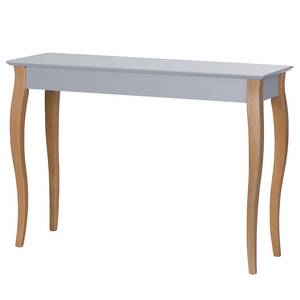 Tavolo consolle Lillo Legno massello di faggio / MDF - Grigio - Grigio - Larghezza: 105 cm