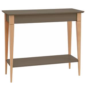 Konsolentisch Mimo Buche massiv / MDF - Braun - Breite: 85 cm