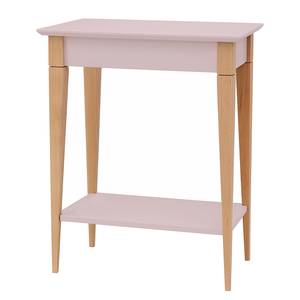 Konsolentisch Mimo Buche massiv / MDF - Hellrosa - Breite: 65 cm