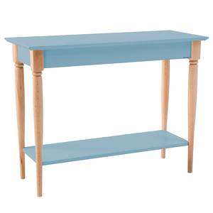 Tavolo consolle Mamo Faggio massello / MDF - Azzurro - Celeste chiaro - Larghezza: 105 cm