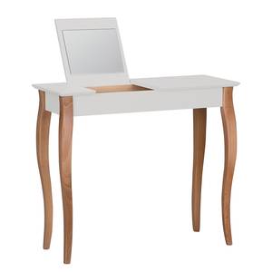 Kaptafel Lillo massief beukenhout/MDF - lichtgrijs - Heldergrijs - Breedte: 85 cm