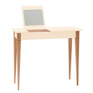 Coiffeuse Mimo Hêtre massif / MDF - Crème - Crème - Largeur : 85 cm