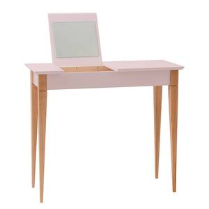 Coiffeuse Mimo Hêtre massif / MDF - Rose clair - Rose clair - Largeur : 85 cm
