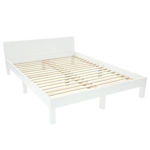 Bedframe Dabi massief beukenhout/MDF - wit - 180 x 200 cm - Wit - 180 x 200cm