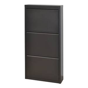 Armoire à chaussures Briscol Métal - Anthracite - 50 x 104 cm