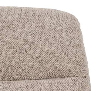 Loungesessel Kelss Bouclé / Eisen - Beige / Schwarz