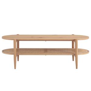 Table basse Legga Beige - Marron - Bois manufacturé - 120 x 40 x 50 cm
