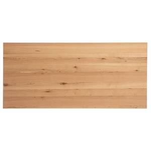 Eettafel Legga type D fineer van echt hout/metaal - Knoestige eikenhouten - Breedte: 200 cm