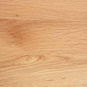 Tavolo da pranzo Legga F Impiallacciatura in vero legno / Metallo - Rovere / Nero - Larghezza: 160 cm