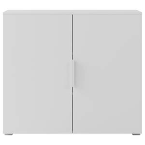 Élément d’armoire mi-hauteur Nikko 80 cm Blanc alpin - Poignée en métal