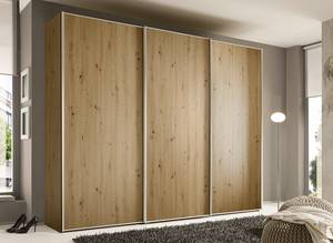 Schwebetürenschrank Sinfonie Plus Typ A Eiche Artisan Dekor - 298 x 240 cm - Basic - Silber