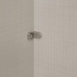 Schwebetürenschrank Sinfonie Plus Typ A Taupe - 280 x 240 cm - Comfort - Silber