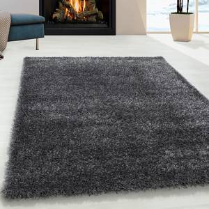 Tapis épais Asilah Polyester - Gris - 140 x 200 cm - Gris - 140 x 200 cm