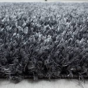 Hoogpolig vloerkleed Asilah polyester - grijs - 140 x 200 cm - Grijs - 140 x 200 cm
