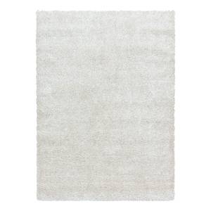 Tappeto a pelo lungo Asilah Poliestere - Bianco lana - 80 x 150 cm - Lana bianca - 80 x 150 cm