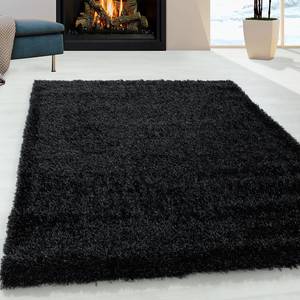 Tappeto a pelo lungo Asilah Poliestere - Nero - 160 x 230 cm - Nero - 160 x 230 cm