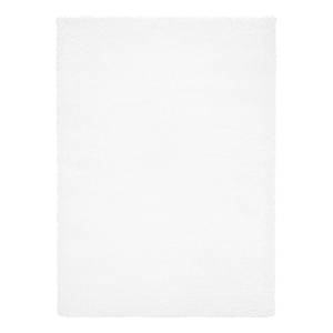 Tappeto a pelo lungo Asilah Poliestere - Bianco neve - 160 x 230 cm - Bianco neve - 160 x 230 cm