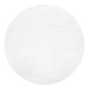 Tapis épais Asilah Polyester - Blanc neige - 160 x 160 cm - Blanc neige - 160 x 160 cm