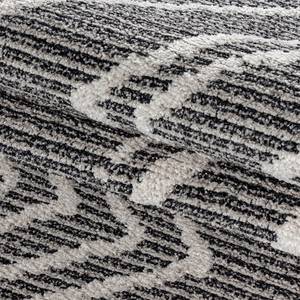 Laagpolig vloerkleed Temara polyester - zwart - 140 x 200 cm - 140 x 200 cm
