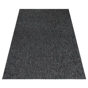 Tappeto a pelo corto Alveringem Polipropilene - Antracite - 80 x 150 cm - Color antracite - 80 x 150 cm