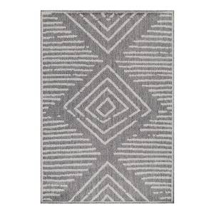 Tapis intérieur / extérieur Brügge Polypropylène - Gris - 160 x 230 cm - 160 x 230 cm