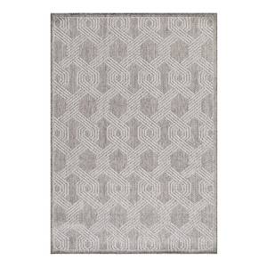 Tapis intérieur / extérieur Brüssel Polypropylène - Gris - 80 x 150 cm - 80 x 150 cm