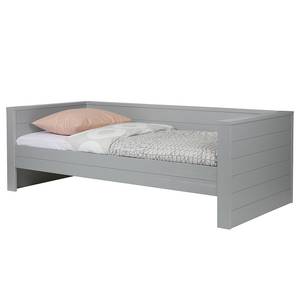 Banquette Mastrup Pin massif - Gris clair - 90 x 200 cm - Gris clair