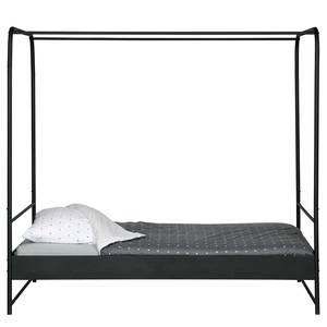 Hemelbed Bunken ijzer - zwart - 120 x 200 cm - 120 x 200cm