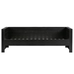 Banquette Mastrup Pin massif - Noir - 90 x 200 cm - Noir