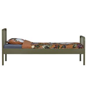 Letto singolo Agersted Acciaio - 90 x 200 cm - Verde scuro