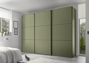 Schwebetürenschrank Includo Typ A Blassgrün - Breite: 298 cm - Classic - Grau