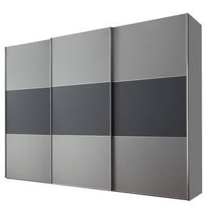 Armadio con ante scorrevoli Includo B Grafite / Grigio argento - 298 x 222 cm - Basic