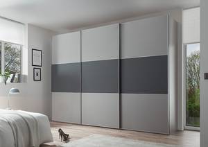 Armadio con ante scorrevoli Includo B Grafite / Grigio argento - 298 x 222 cm - Basic