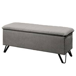 Bout de lit Marven Tissu Bouclé Anouk: Graphite