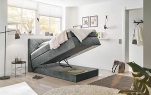 Lit boxspring Assergi Microfibre Salvo: Gris