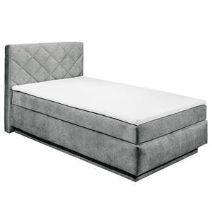 Lit boxspring Assergi Microfibre Salvo: Gris