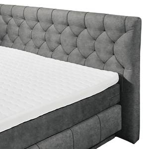 Lit boxspring Altaii Microfibre Salvo: Anthracite - Sans éclairage