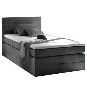 Lit boxspring Harvi Microfibre Sole: Graphite - 140 x 200cm