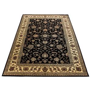 Tapis à poils courts Haima Polypropylène - Noir - 120 x 170 cm - Noir - 120 x 170 cm