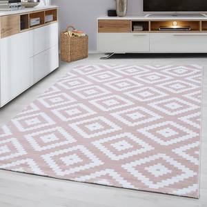 Tapis Valverde Polypropylène - Rose - 80 x 150 cm - Rose foncé - 80 x 150 cm