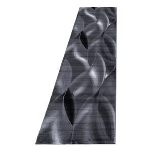 Laagpolig vloerkleed Fronteira polypropeen - zwart - 80 x 300 cm - Zwart - 80 x 300 cm