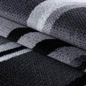 Kurzflorteppich Aveiro Polypropylen - Schwarz - 80 x 300 cm - Schwarz - 80 x 300 cm