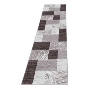 Tapis Barcelos Polypropylène - Marron - 80 x 300 cm - Marron - 80 x 300 cm