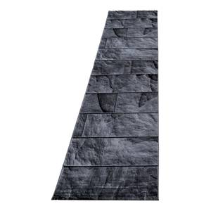 Tapis Amarante Polypropylène - Noir - 80 x 300 cm - 80 x 300 cm