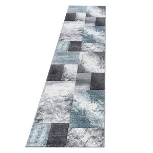 Tapis Ditzum Polypropylène - Bleu - 80 x 300 cm - Bleu - 80 x 300 cm