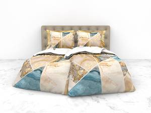 Parure de lit en percale Athene Bambou / Coton - Multicolore - 200 x 135 cm